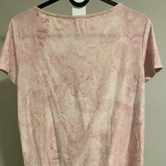 Ardene pink tie die T-shirt ~Medium - Picture 2 of 3